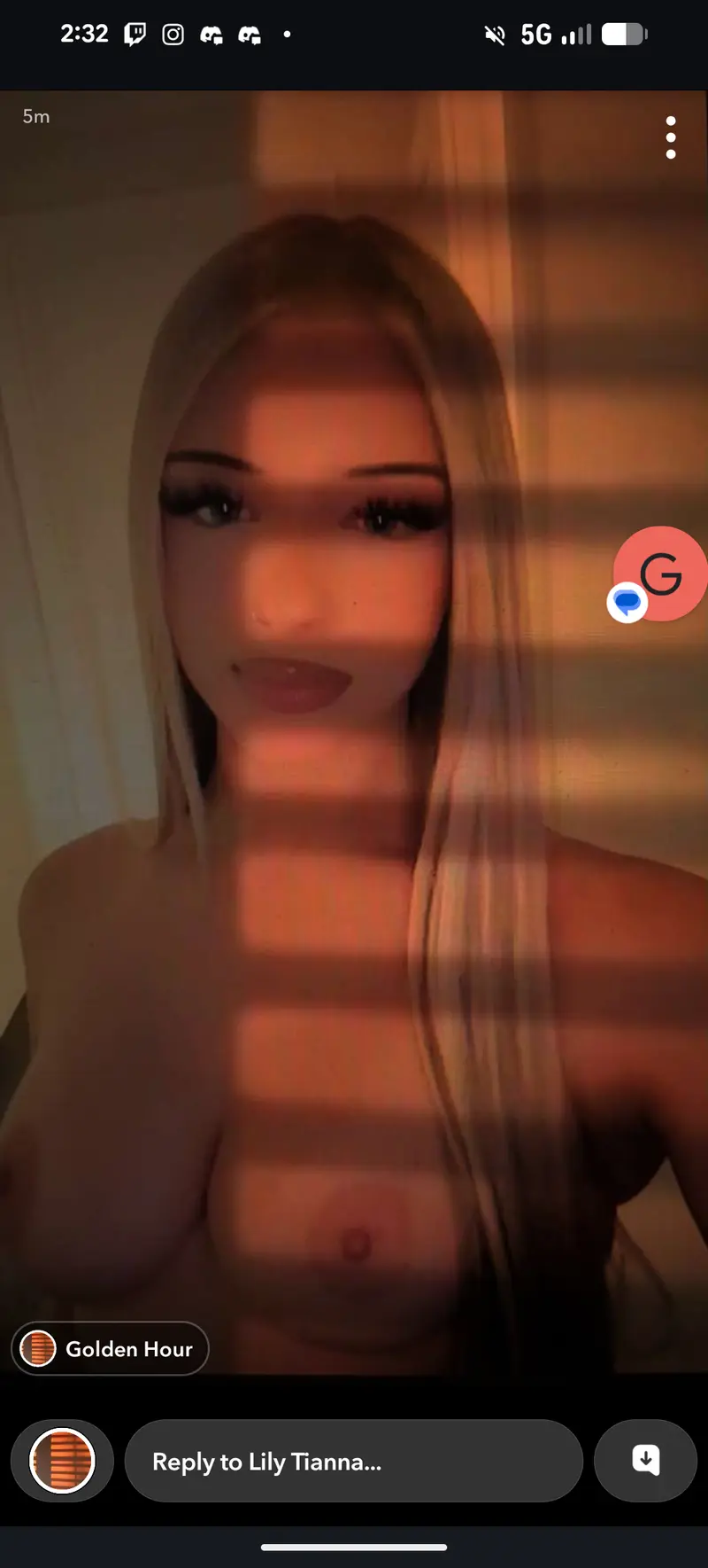 Lily, 20 from Canada — Snapchat profile